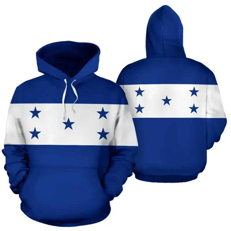 Honduras Flag Hoodie RLT8 - Shopicos