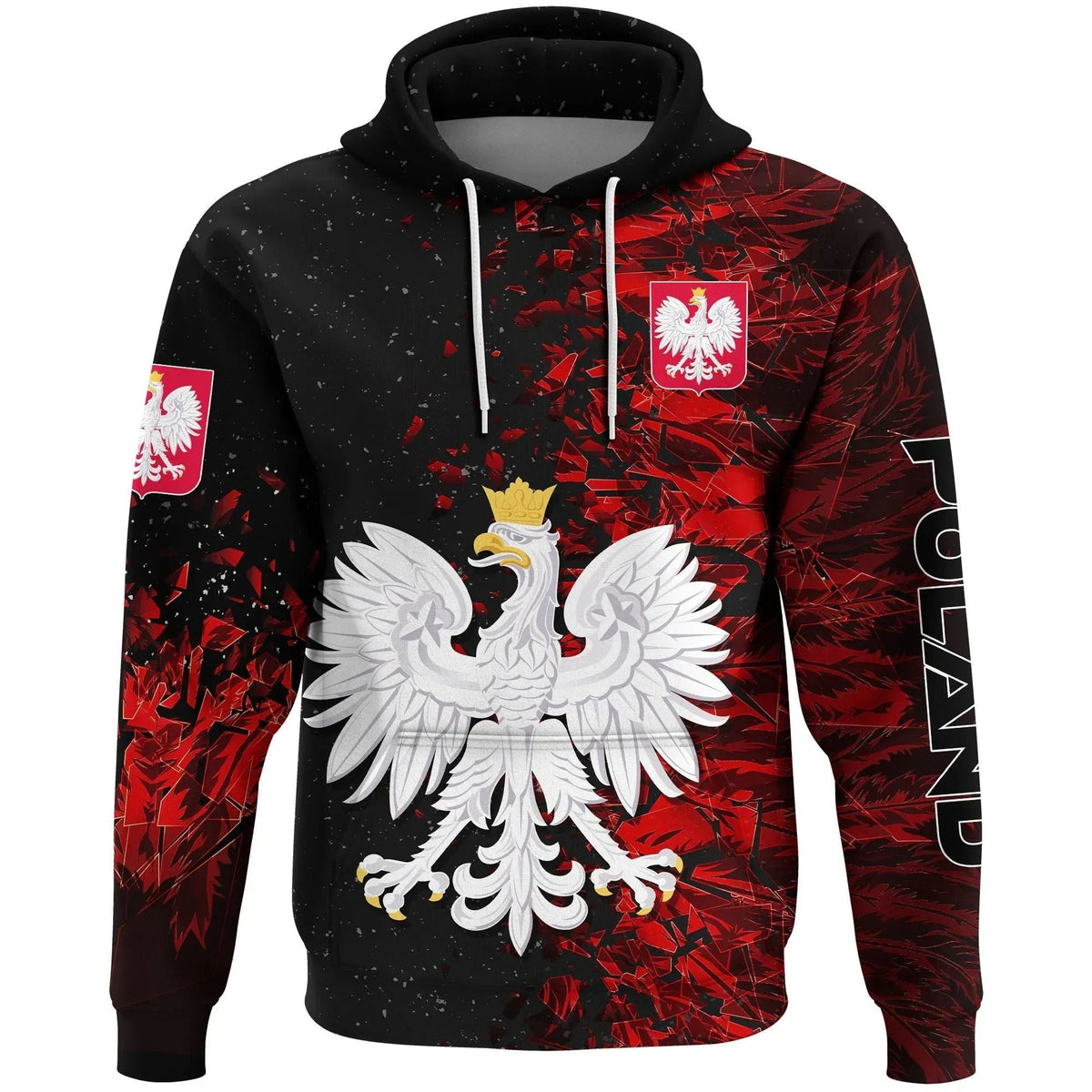 Poland Hoodie Coat of Arms Special RLT7 - Shopicos