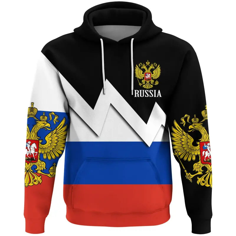 Russia Hoodie Original Flag RLT12 - Shopicos