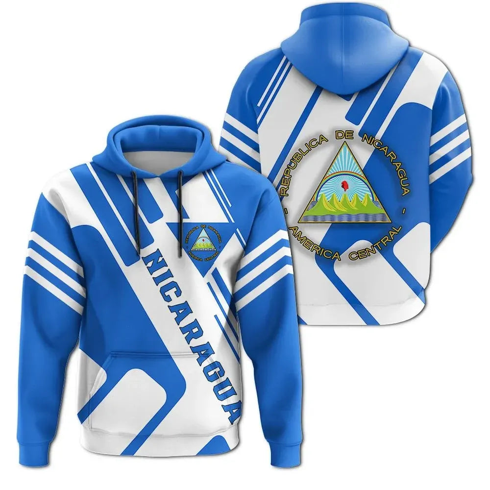 Nicaragua Hoodie Coat Of Arms Rockie RLT8 - Shopicos