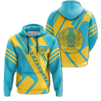Kazakhstan Hoodie Coat Of Arms Rockie RLT8 - Shopicos