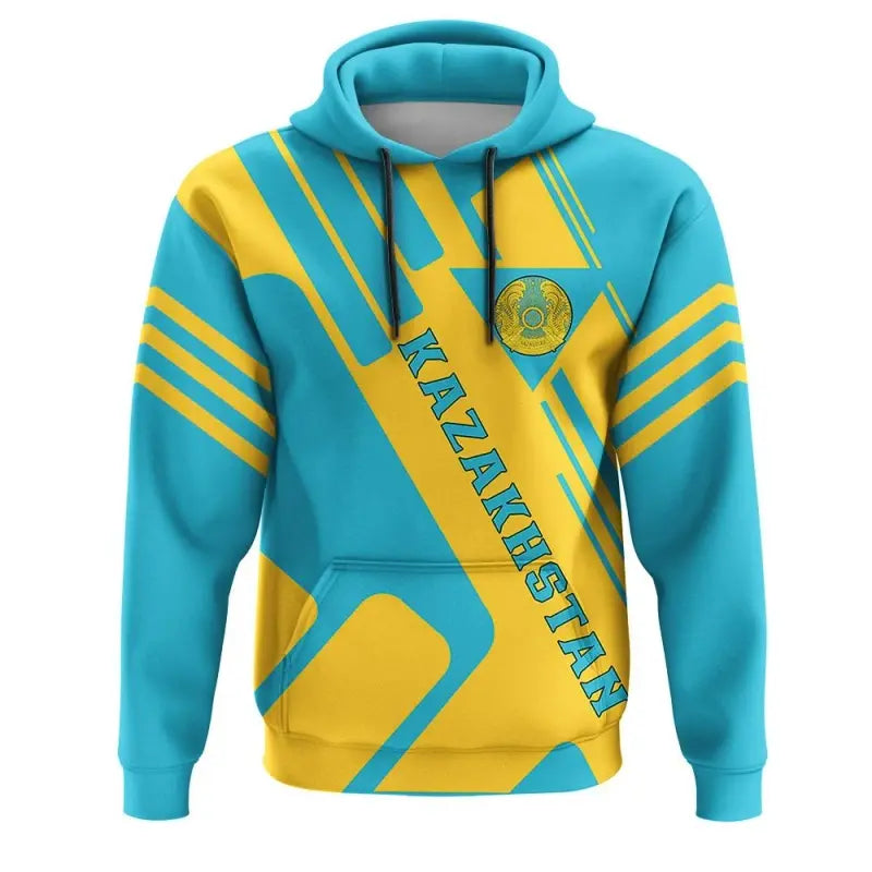 Kazakhstan Hoodie Coat Of Arms Rockie RLT8 - Shopicos