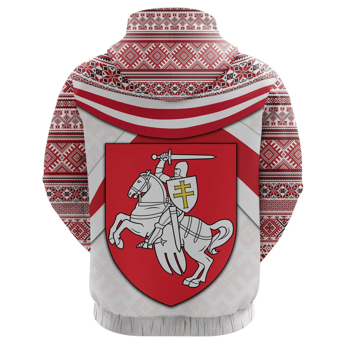 Belarus Pahonia Zip Hoodie Vibes Version RLT6 - Shopicos