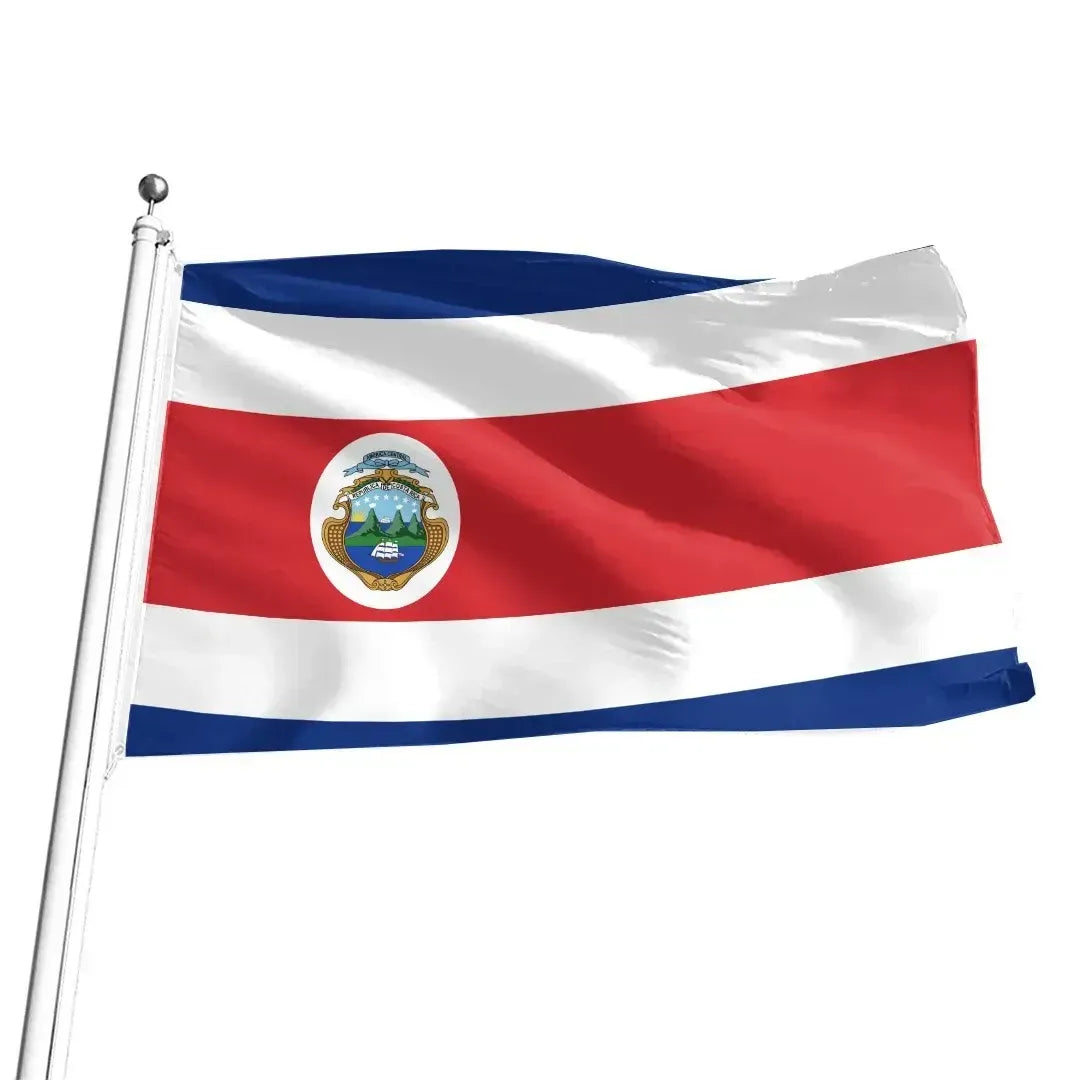 Costa Rica Flag RLT13 - Shopicos