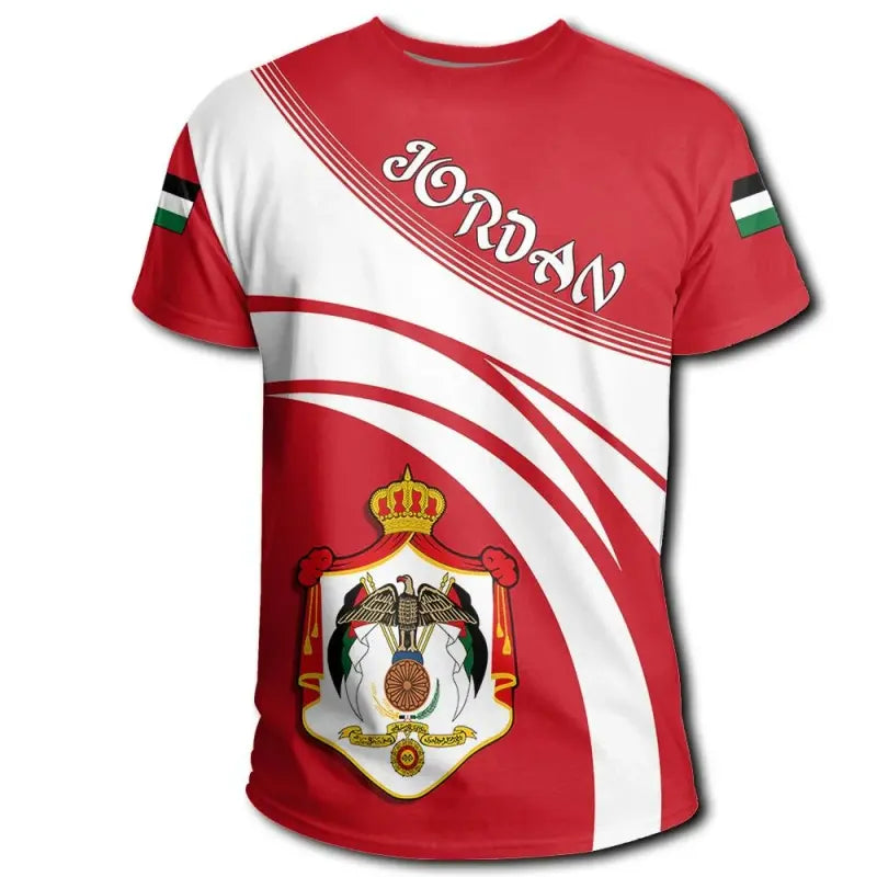 Jordan Coat Of Arms T Shirt Cricket Style RLT8 - Shopicos