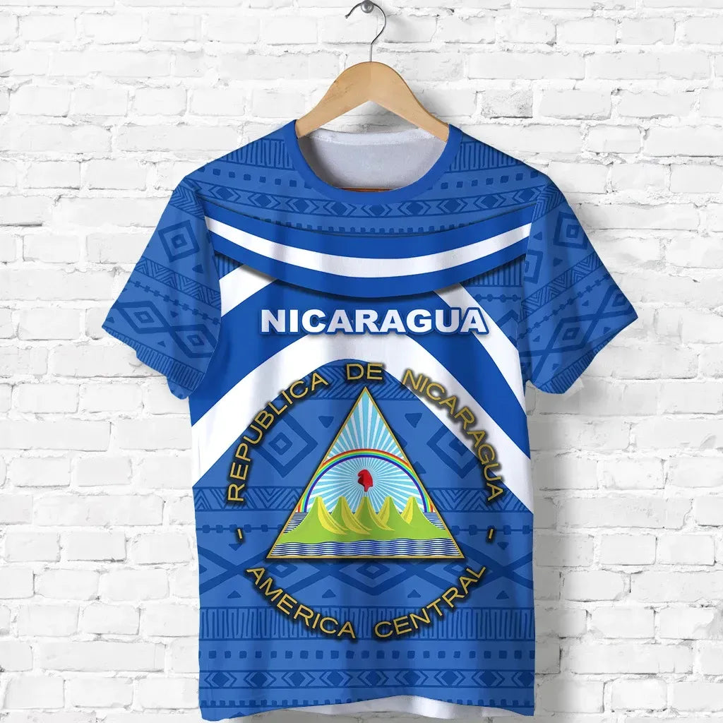 Nicaragua T Shirt Vibes Version RLT8 - Shopicos