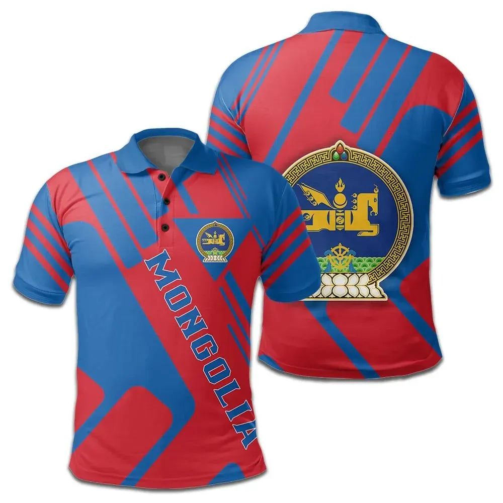 Mongolia Coat Of Arms T Shirt Rockie RLT13 - Shopicos