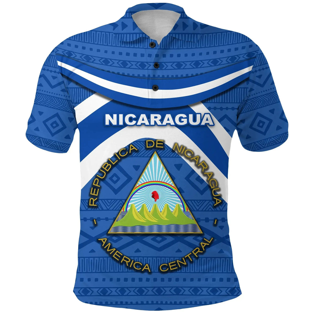 Nicaragua Polo Shirt Vibes Version RLT8 - Shopicos