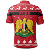 Christmas Syria Polo Shirt Coat Of Arms JW9 RLT6 - Shopicos