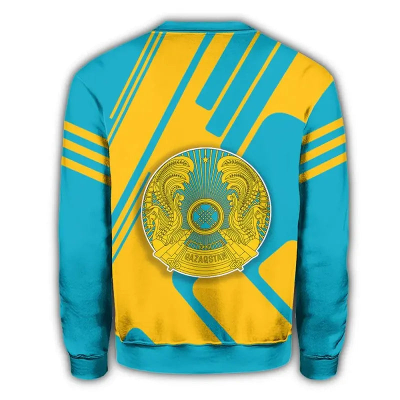 Kazakhstan Coat Of Arms Sweatshirt Rockie RLT8 - Shopicos