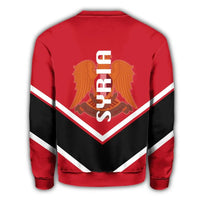Syria Coat Of Arms Sweatshirt Lucian Style RLT6 - Shopicos