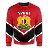 Syria Coat Of Arms Sweatshirt Lucian Style RLT6 - Shopicos