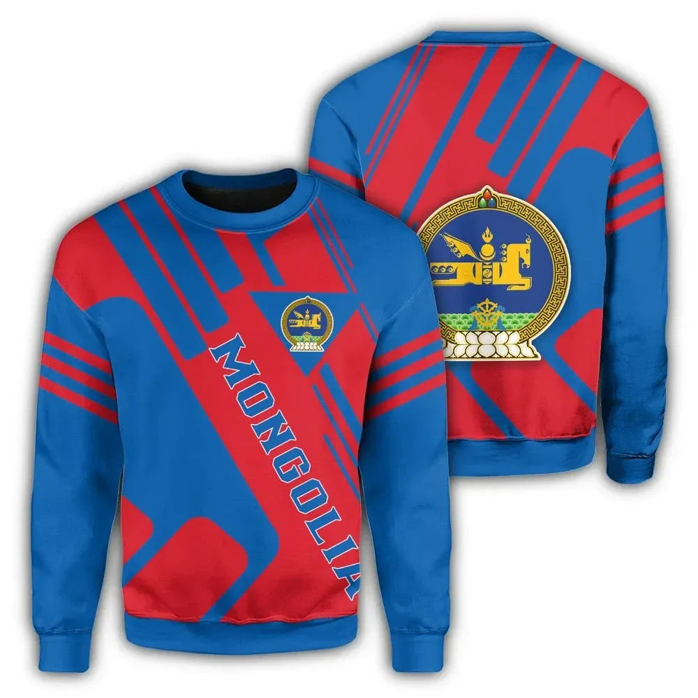 Mongolia Coat Of Arms Sweatshirt Rockie RLT13 - Shopicos