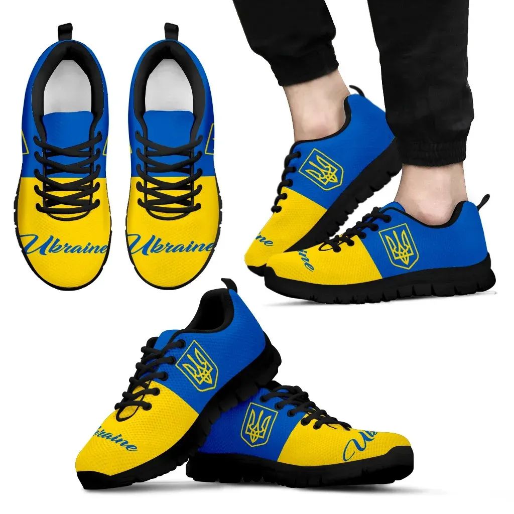 Ukrainian Shoes Ukraine Coat Of Arms Sneakers 2 RLT7 - Shopicos