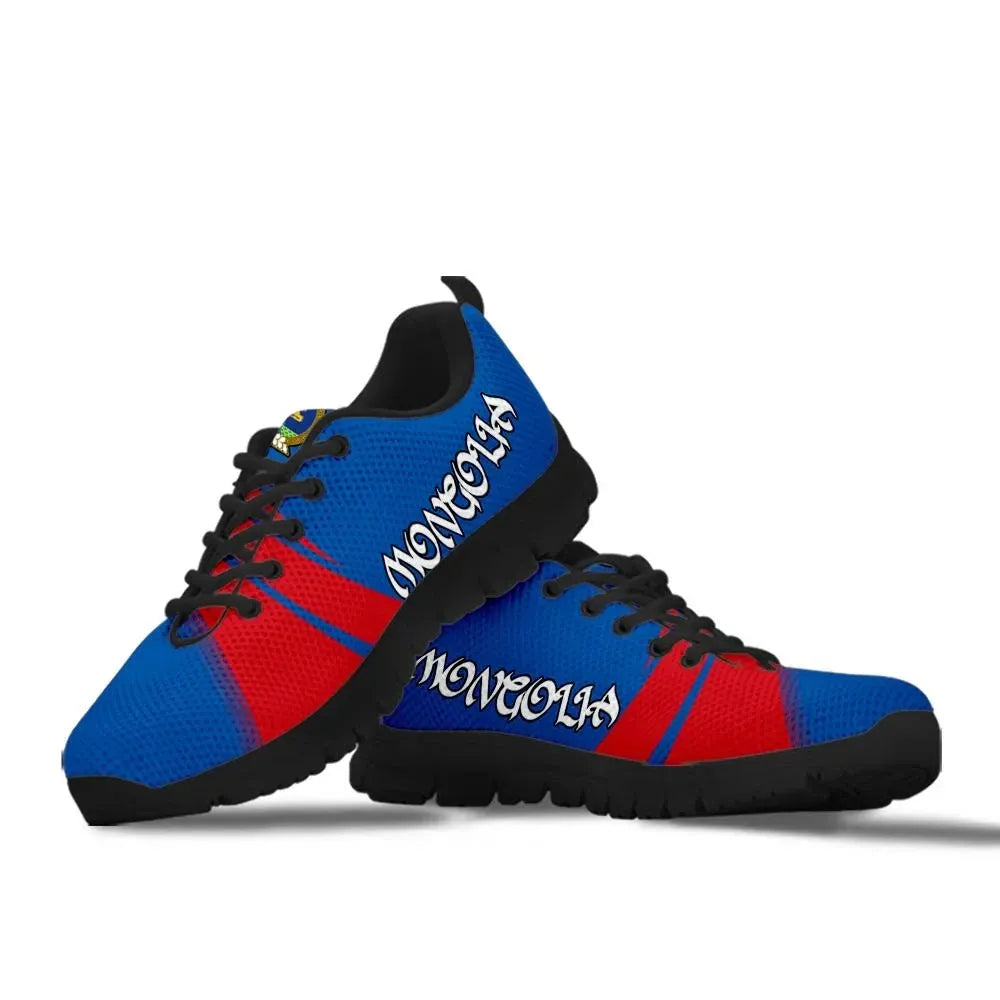 Mongolia Coat Of Arms Sneakers Cricket RLT13 - Shopicos
