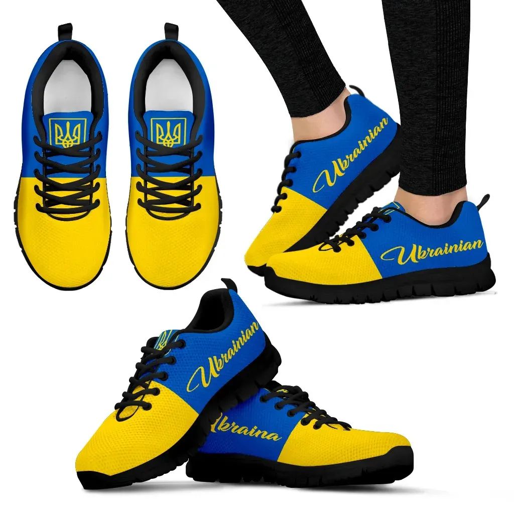 Ukrainian Shoes Ukraine Flag Sneakers RLT7 - Shopicos