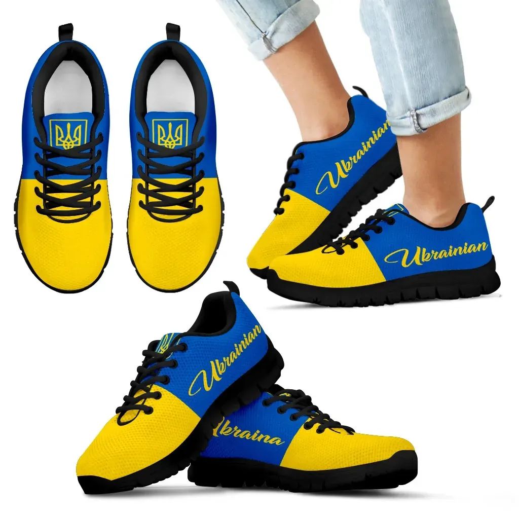 Ukrainian Shoes Ukraine Flag Sneakers RLT7 - Shopicos