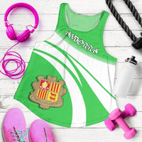 Andorra Coat Of Arms Women Tanktop Cricket RLT8 - Shopicos