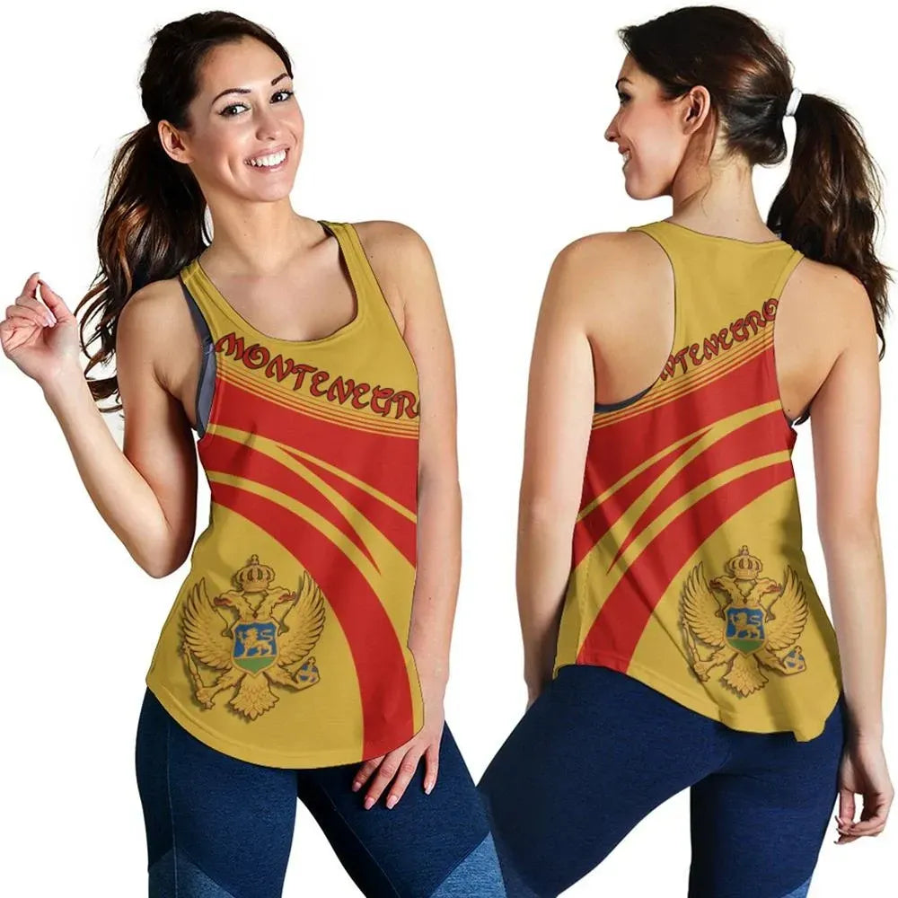 Montenegro Coat Of Arms Women Tanktop Cricket RLT13 - Shopicos