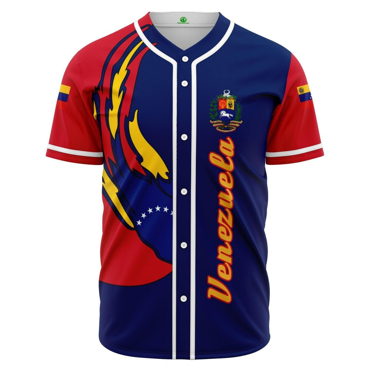 Venezuela Baseball Team Baseball Jersey RLT7 - Shopicos