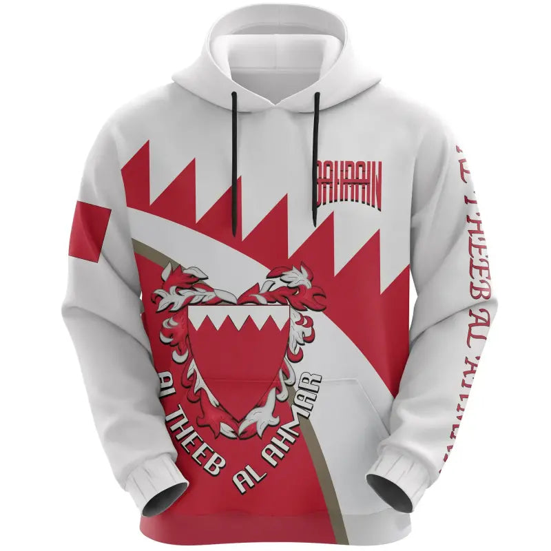 Bahrain All Over Print Hoodie Al Theeb Almar Football RLT8 - Shopicos