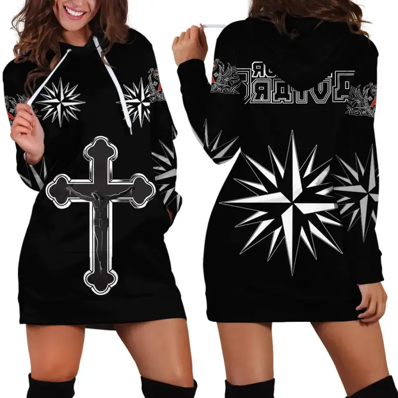 Russia Bratva Hoodie Dress RLT12 - Shopicos