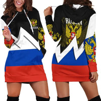 Russia Hoodie Dress Original Flag RLT12 - Shopicos