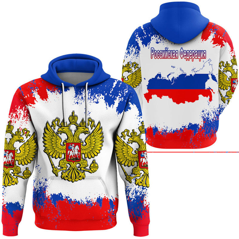 Russia Paint Style Hoodie RLT12 - Shopicos