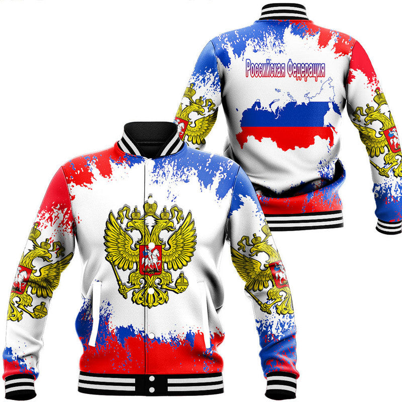 Russia Paint Style Baseball Jackets LT12 - Shopicos
