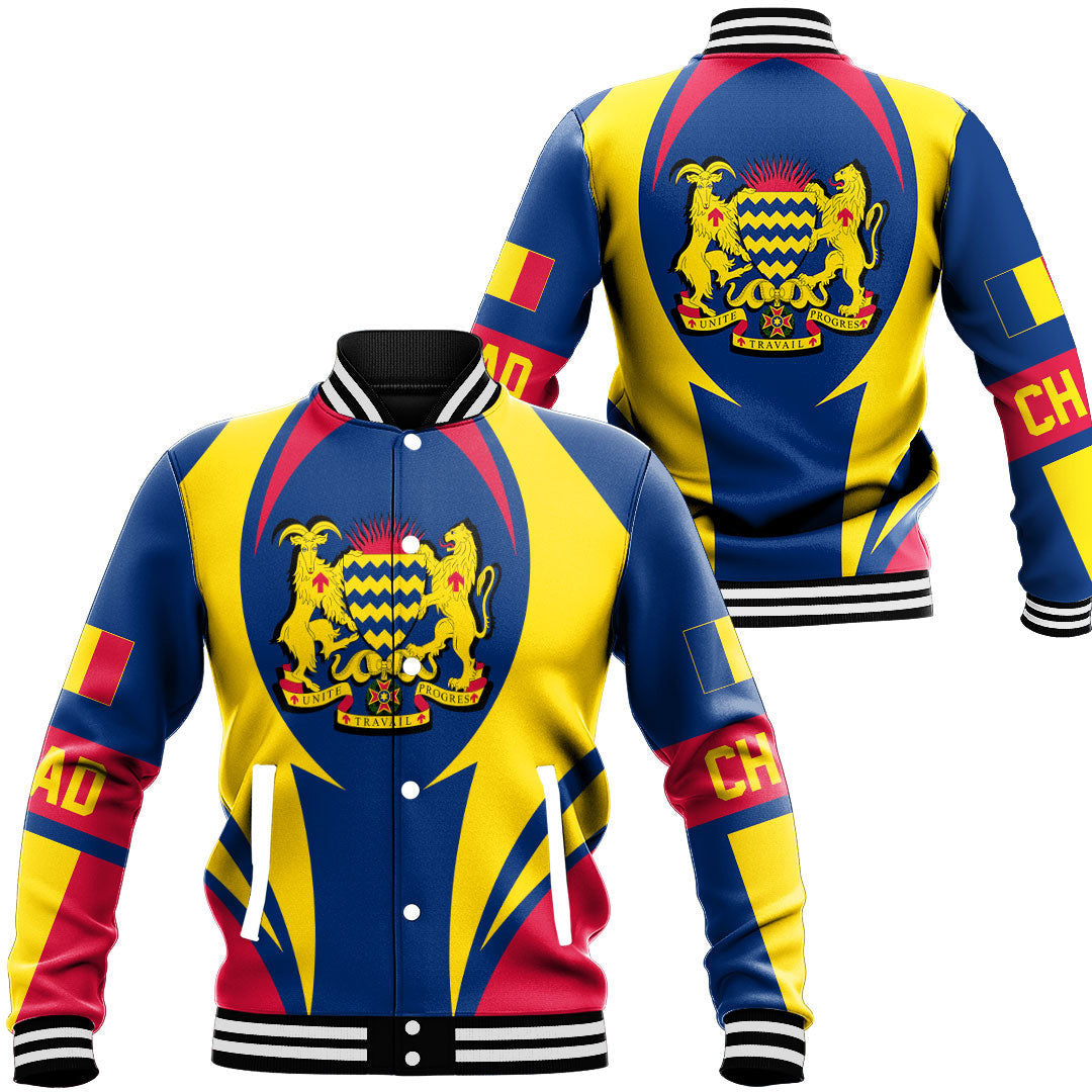 Shopicos Clothing - Chad Action Flag Baseball Jacket RLT7 - Shopicos