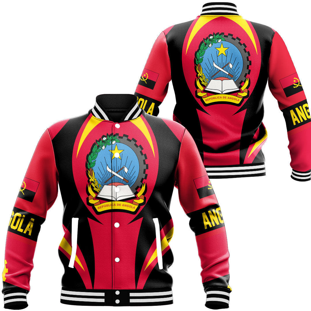 Shopicos Clothing - Angola Action Flag Baseball Jacket RLT7 - Shopicos