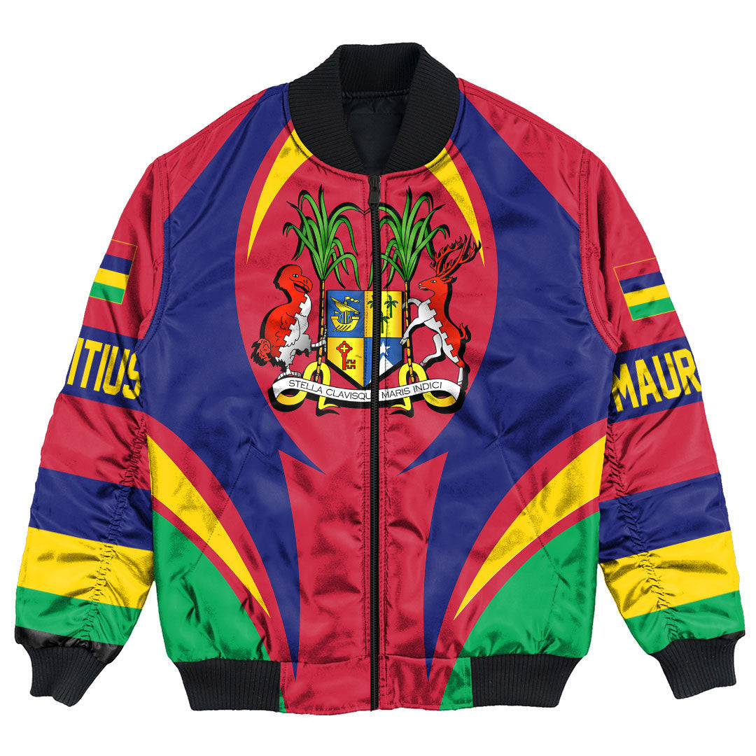 Getteestore Clothing - Mauritius Action Flag Bomber Jacket RLT7 - Shopicos