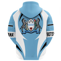 Botswana Hoodie Action Flag RLT7 - Shopicos