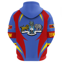 Eswatini Hoodie Action Flag RLT7 - Shopicos