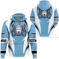 Botswana Hoodie Action Flag RLT7 - Shopicos