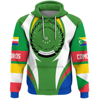 Comoros Hoodie Action Flag RLT7 - Shopicos