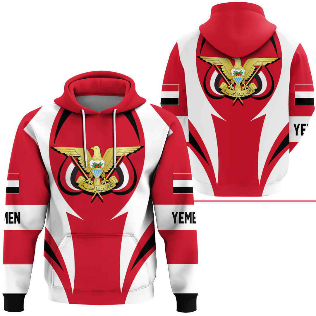 Yemen Hoodie Action Flag RLT7 - Shopicos