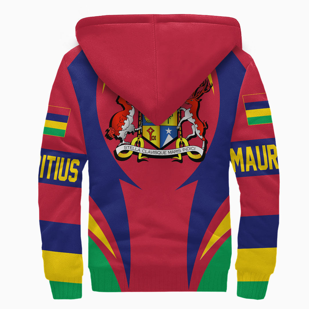 Shopicos Clothing - Mauritius Action Flag Sherpa Hoodie RLT7 - Shopicos