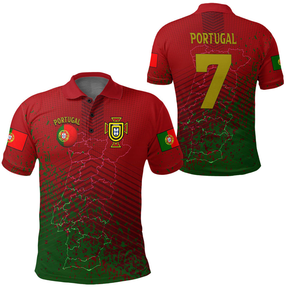 Portugal Soccer Style Polo Shirt - Shopicos
