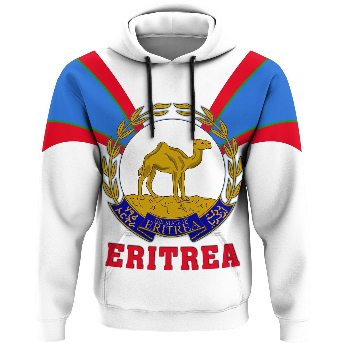 African Hoodie Eritrea Hoodie Tusk Style - Shopicos