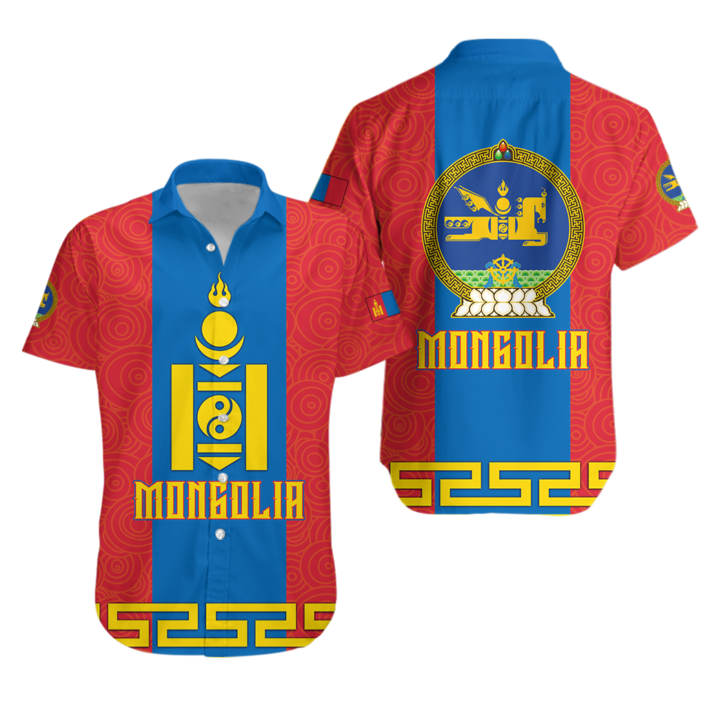 Mongolia Hawaiian Shirt Proud Mongolian LT12 - Shopicos