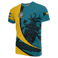 Bahamas Coat Of Arms T Shirt Arch Style - Shopicos