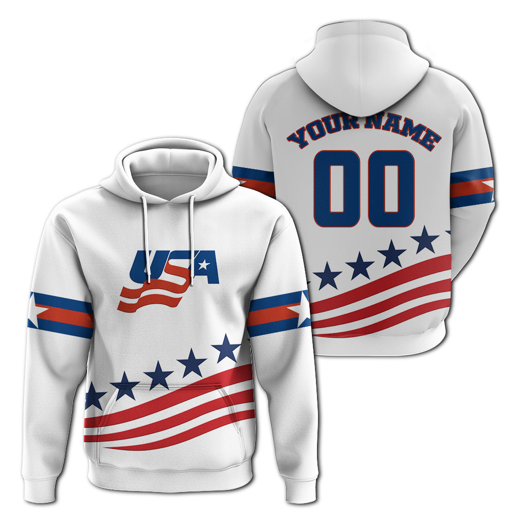 Custom USA Hockey Pride Hoodie LT12 - Shopicos