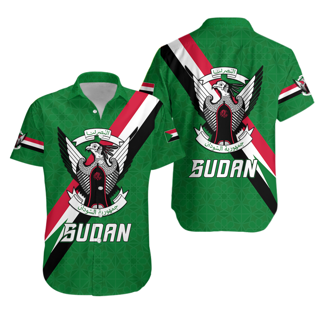 Sudan Hawaiian Shirt Proud Sudanese LT12 - Shopicos
