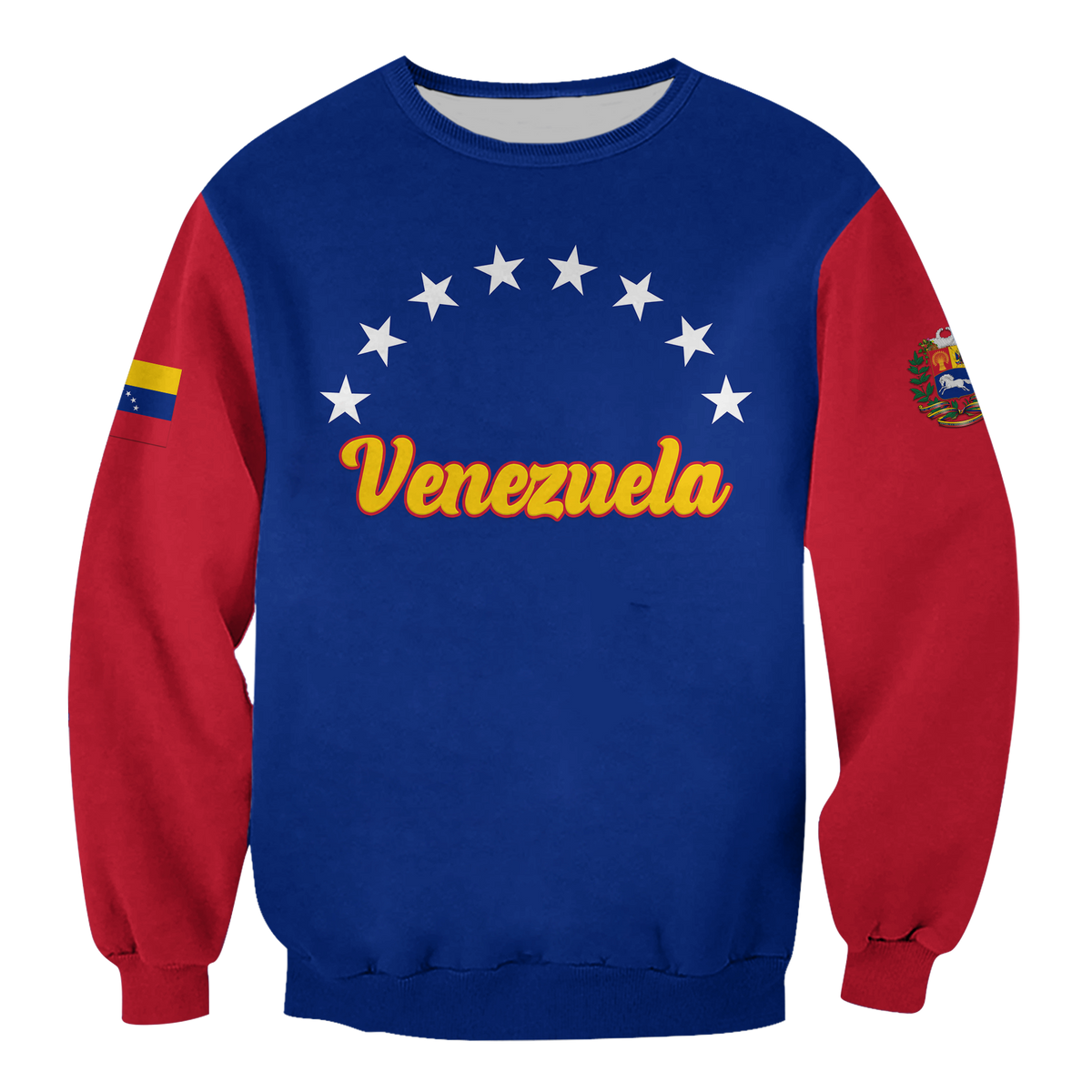 (Custom Personalised) Venezuela Baseball Pride Sweatshirt LT12 - Shopicos