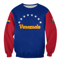 (Custom Personalised) Venezuela Baseball Pride Sweatshirt LT12 - Shopicos