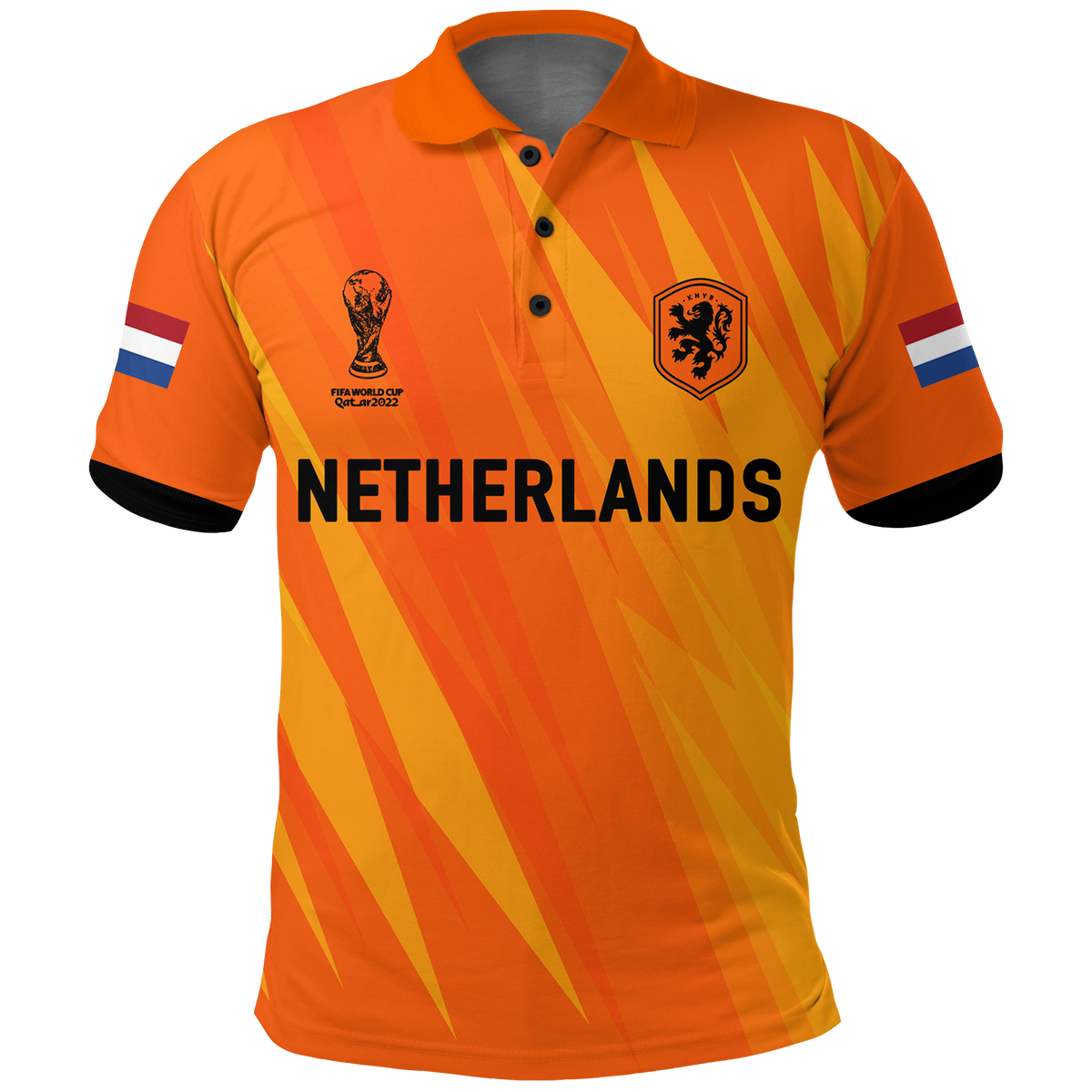 Netherlands Polo Shirt Football 2022 Champions Pride LT12 - Shopicos