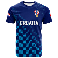 Croatia Football 2022 Champions Pride T Shirt Blue LT12 - Shopicos