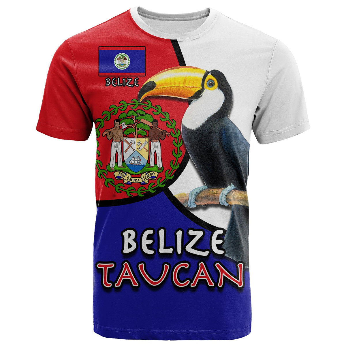 Belize Taucan Style T Shirt Ver1 LT20 - Shopicos