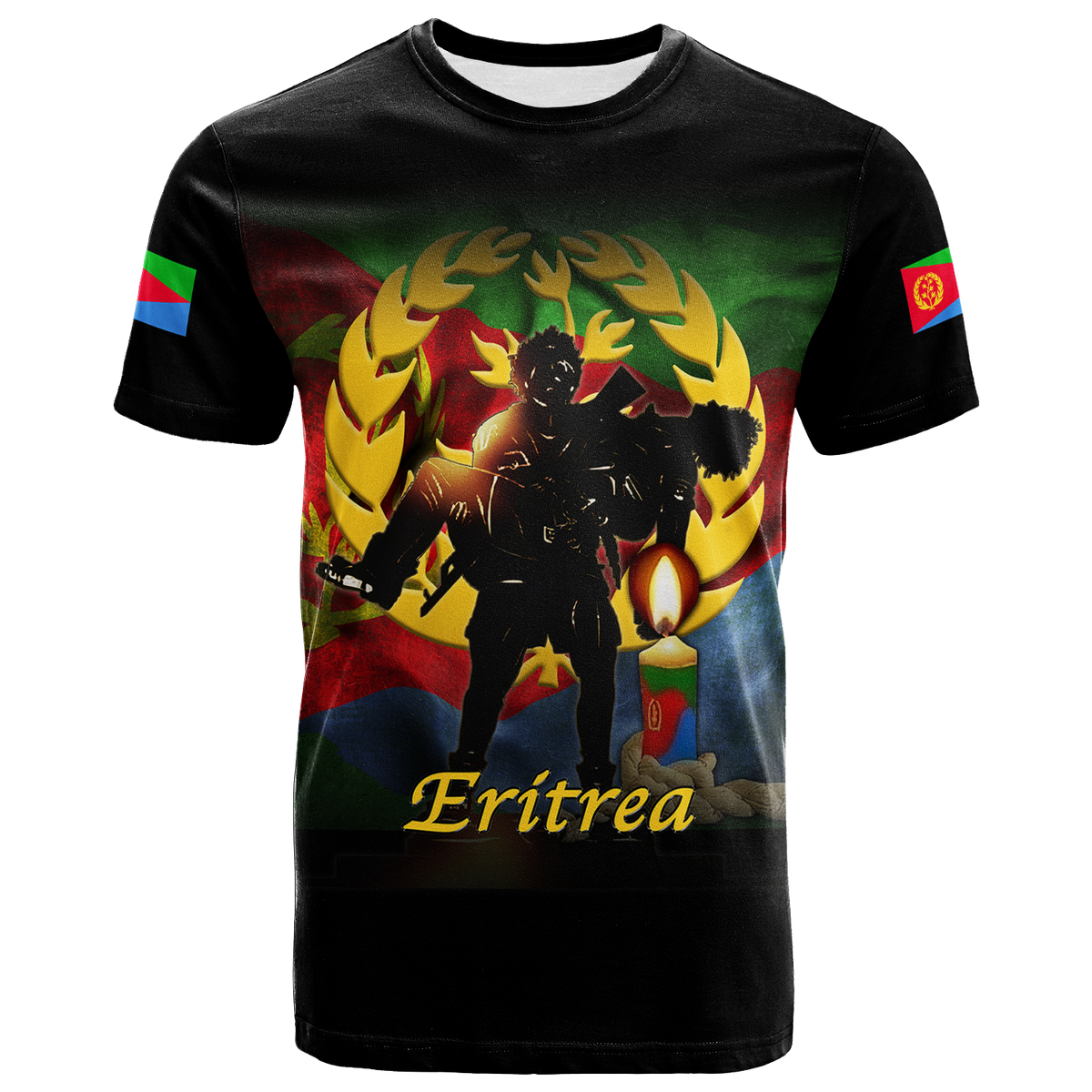 Eritrea Martyrs Day Candle Vigil T Shirt LT12 - Shopicos